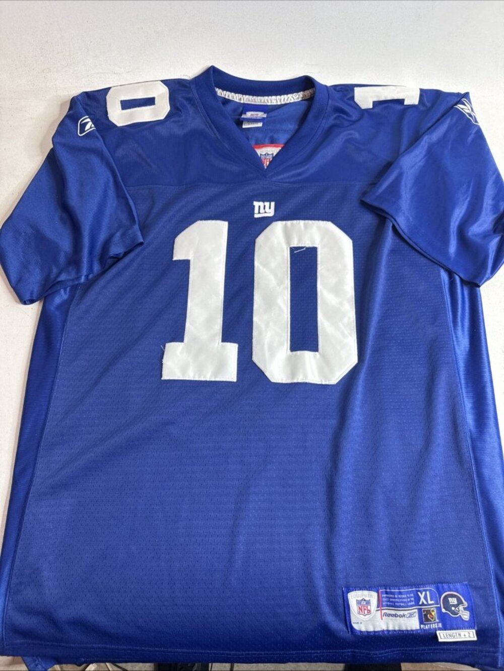 Vintage Reebok - Eli Manning - #10 - New York Giants NFL Jersey Blue - Size XL